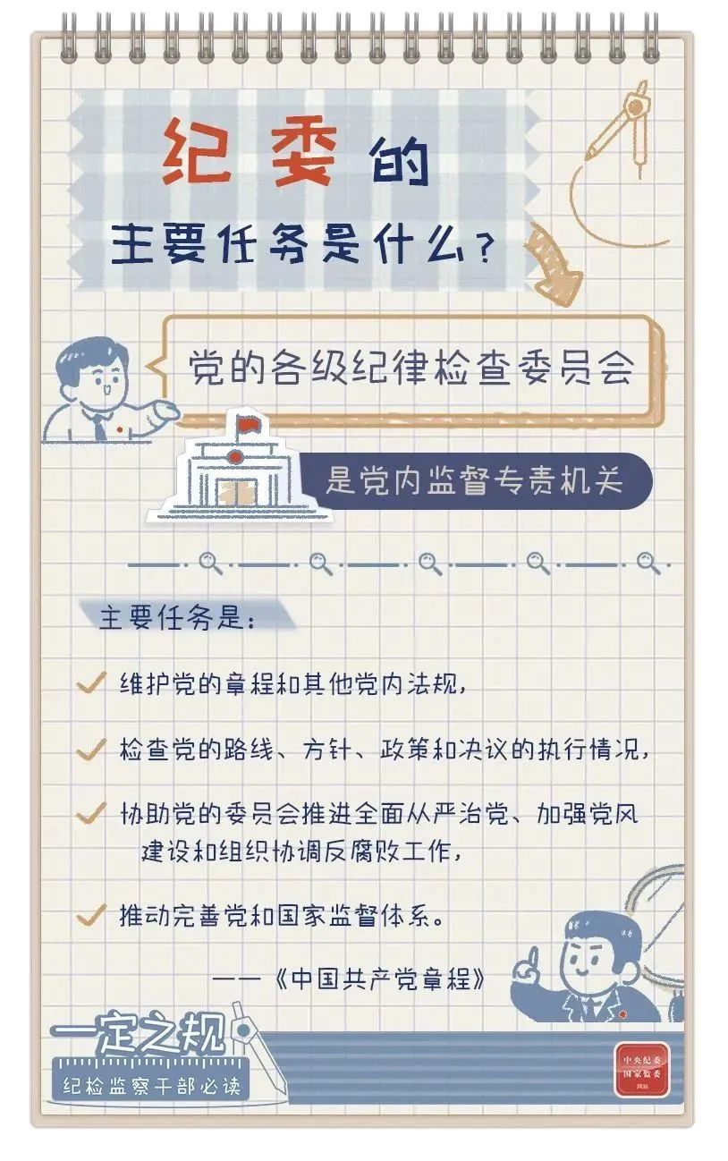 一定之规：纪委的主要任务是什么？